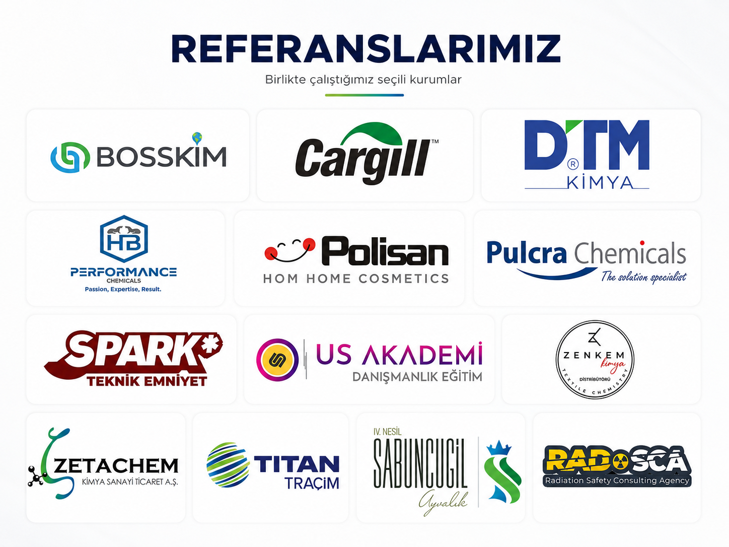 Referanslarımızdan Bazıları